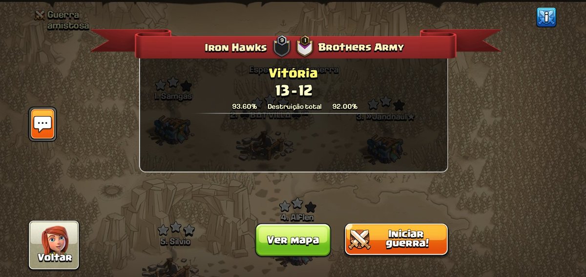 Primeira war no <a href="/holowiwi_coc/">HoLoWiWi</a> 
GG Brothers Army