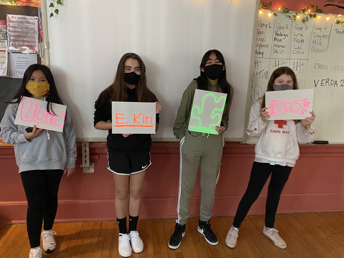 techtchrMsG's tweet photo. Here is an update on some of their designs! Check out these awesome DIY neon signs that the 6th grade Fab Lab students made. Electronics technology is fun! @MineolaMS #MineolaProud #electroluminescence https://t.co/Nzca6v9Poh