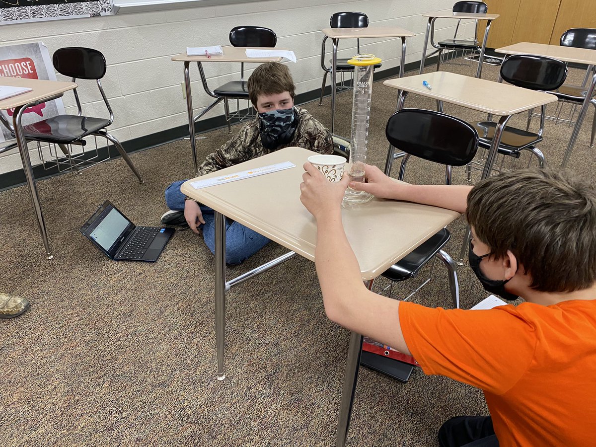 mzastrow1's tweet image. Is height a function of volume? Does the size of the graduated cylinder matter? Students made predictions, collected data, and used @Desmos to help them “see” math in action. #reedsvillesd #makingmathmatter