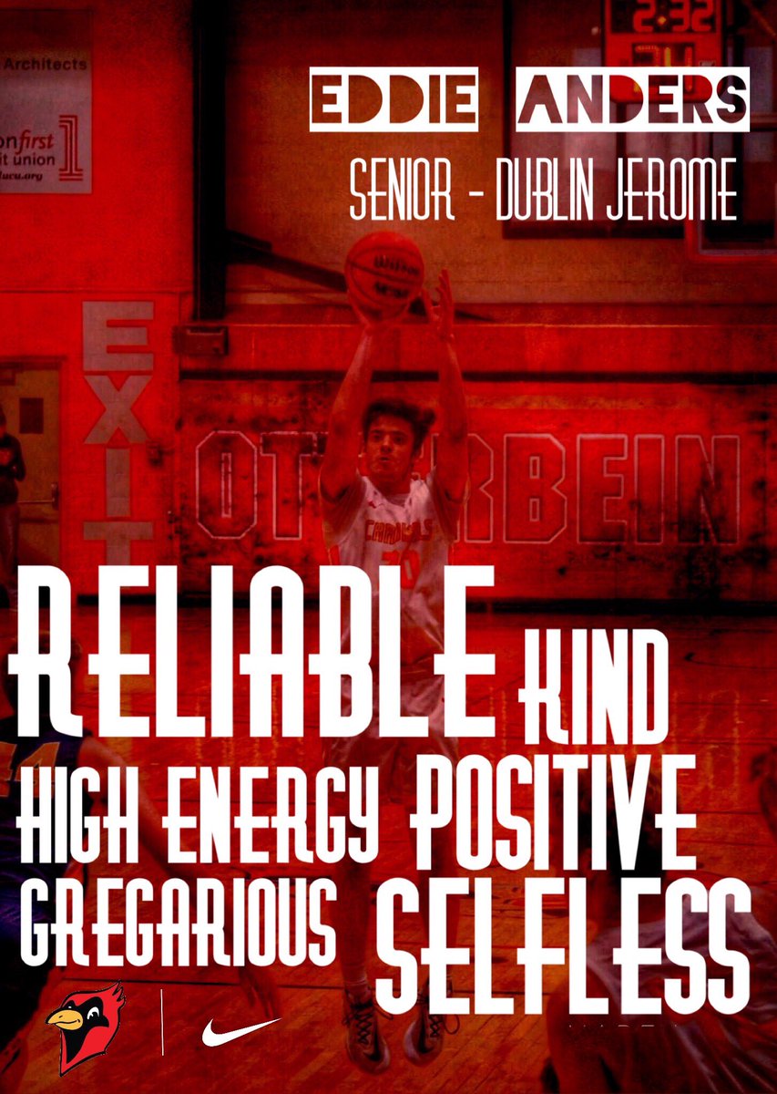 Otterbein_MBB's tweet photo. 🔴⚪️Senior Day is tomorrow‼️Players and coaches described @Otterbein_MBB 🏀Seniors in one word ⤵ 
Today we celebrate Senior Wing Eddie Anders, Senior Forward Mo Beavers and Senior Forward Justin Carter

#GoCards https://t.co/Co1bxrKijD