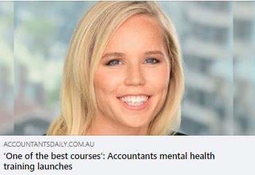 We are excited to work with Deakin University to coordinate evidence based mental health and client relationship building training to accountants &amp; business advisers across Australia. Read more below:

accountantsdaily.com.au/professional-d…

#mhfa #mentalhealth #accountants #countingonu