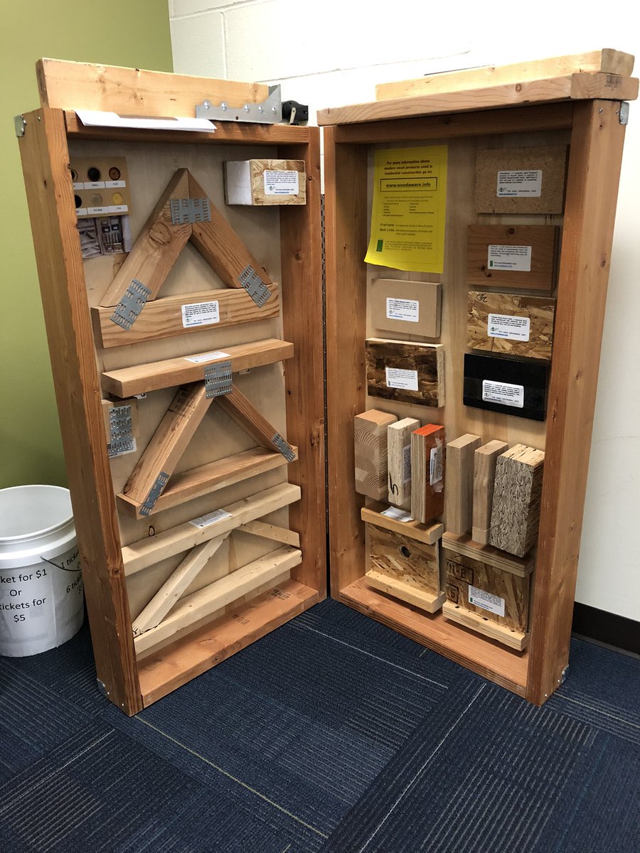 FireVincennes's tweet photo. Today in F102 Building Construction for the Fire Service, it was all things wood: chamfer, engineered, trusses, plank and beam, roofs and much more.  (No one really wanted their picture taken) https://t.co/tEBdXOwh74