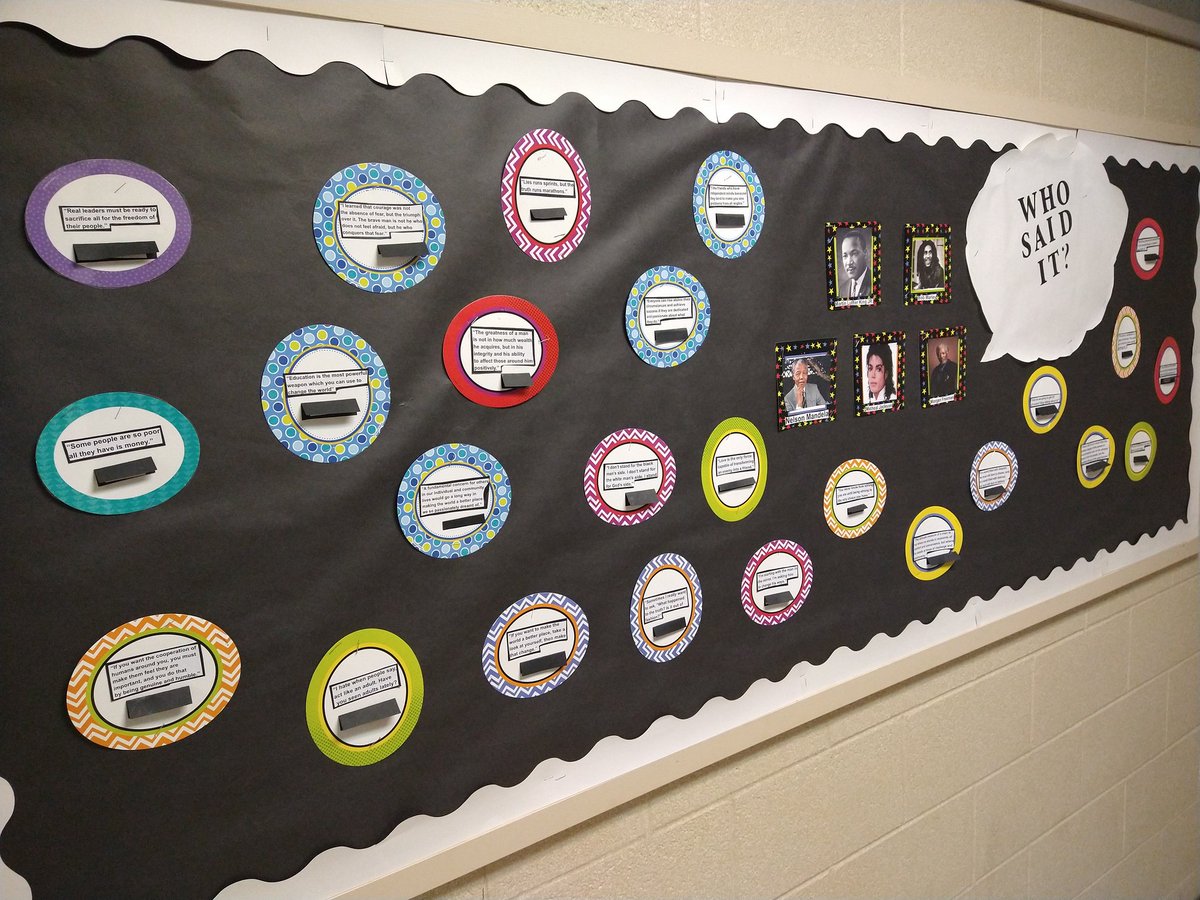 MACC_MCS's tweet photo. MACC students and staff members did an awesome job celebrating Black History Month with their hallway displays! https://t.co/tYEuDAbehc