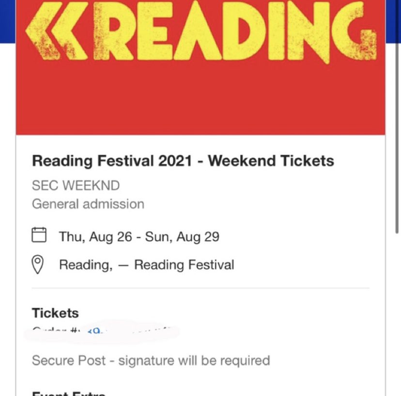 ollyrandy332's tweet photo. 3 weekend reading tickets £300 highest offer so far dm to buy #reading #readingfestival #readingtickets #RANDL21 #RandL #readingandleeds #reading2021 https://t.co/eBSGduAoXZ