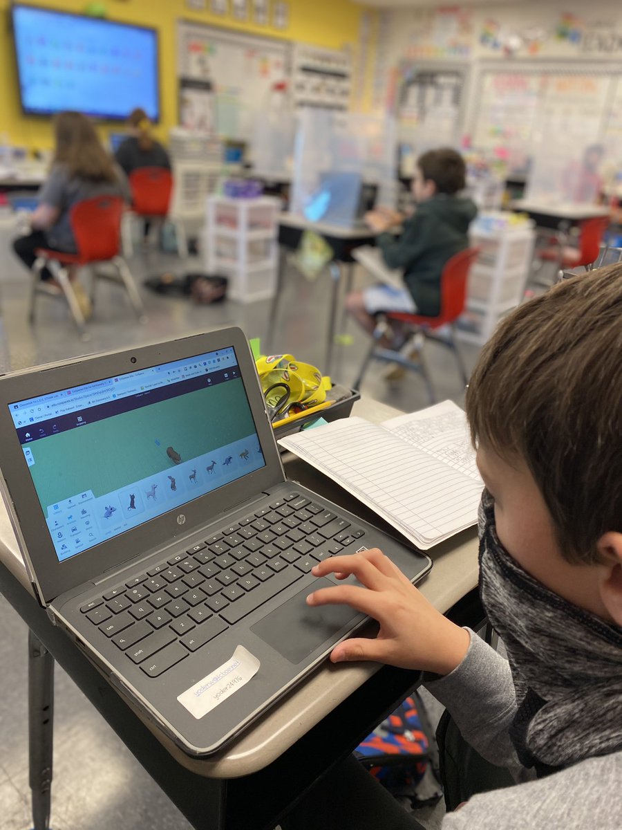 The creativity was ON POINT today in B15!! Ss wrote their own poems after our poetry lessons &amp; were able to make their writing come to life with @CoSpaces_Edu. Writing &amp; Coding makes this teacher heart so happy! ❤️ #DLDay2021 <a href="/TCBOE_LES/">Lincoln Elementary</a>