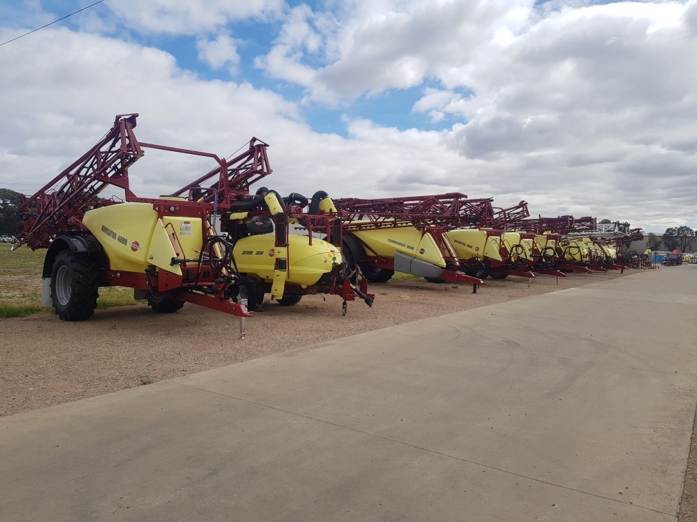HARDI_Australia's tweet photo. This is how we roll! 10 new machines tested and ready to dispatch! #hardiworkshere #hardisprayers #ozfarming #madeinaustralia #cropprotection #nzfarming #agriculture https://t.co/2TnpoB3puD