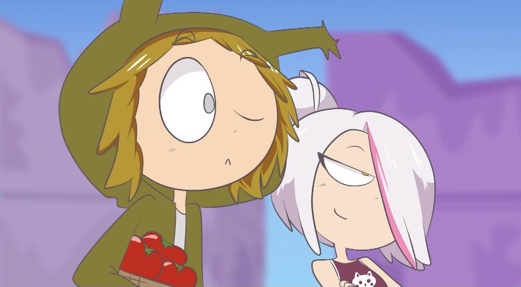 FHS_BestQuotes's tweet photo. #FHSBestQuotes 

"Parece un zombie..." 🍅💚

"¡Ja! Un zombie cascarrabias" 🦊🤍

"Si, y por lo visto es contagioso" 🍅💚

"Mmm..." 🦊🤍

"¡Ja ja ja! Toma, el mejor es para ti" 🍅💚

#FHSWorldDomination https://t.co/Vg6fFBNoOx