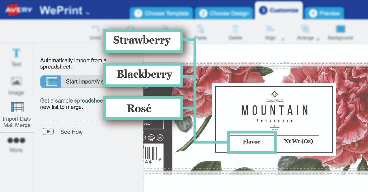 AveryProducts's tweet image. Can #variabledata printing help your small business? Our step-by-step article explains what #variableprinting is &amp;amp; how you can create variable data sheet labels with our free software. See more: bit.ly/2NwR9ZF #productlabels