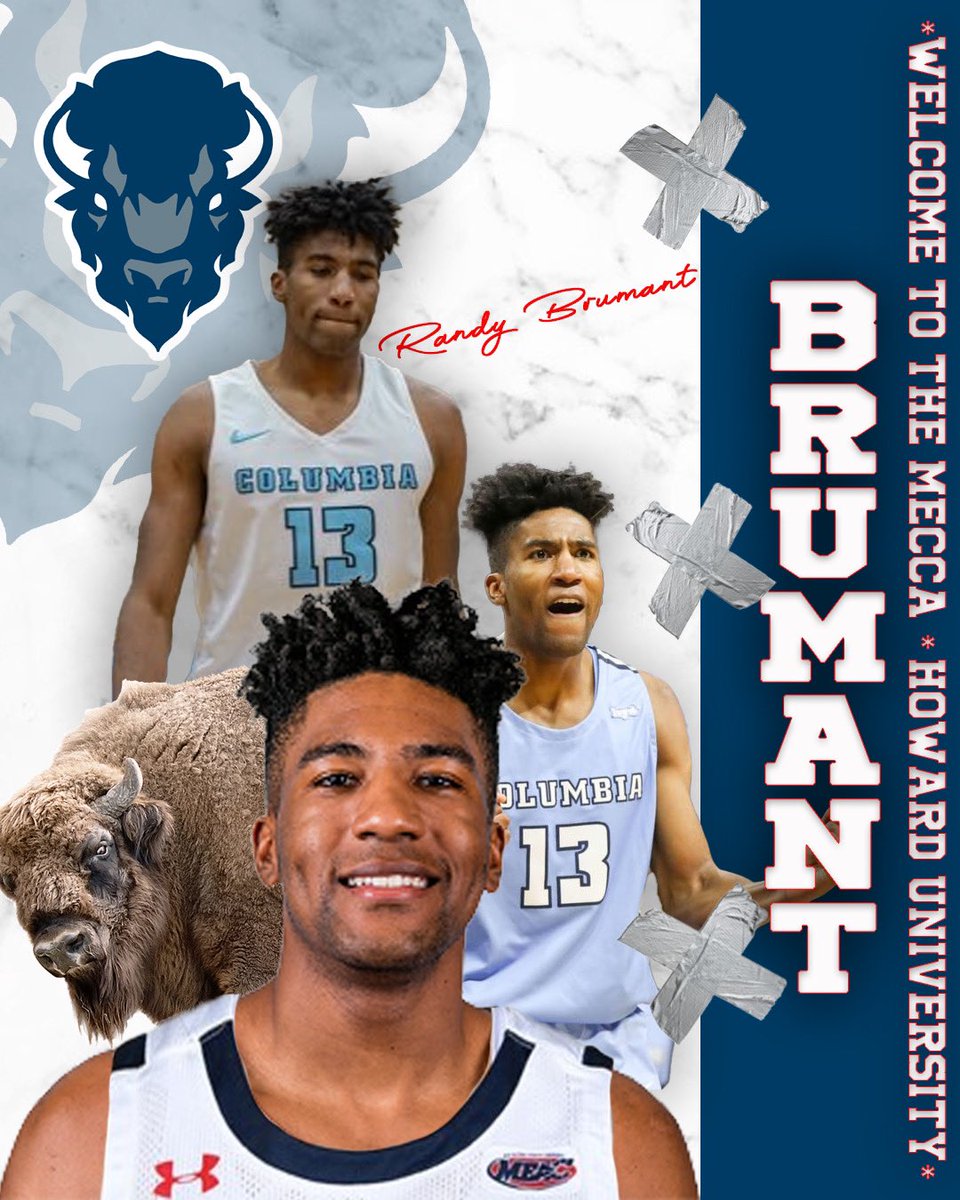 rjaybrumant's tweet photo. The last four years have changed my life forever.Although my career at Columbia came to an early end, I’m thankful to be able to continue my basketball career at a place just as prestigious. I’m excited to announce that I will be a Howard Bison next year #DreamFactory #Howardu https://t.co/ktVUFSUR50