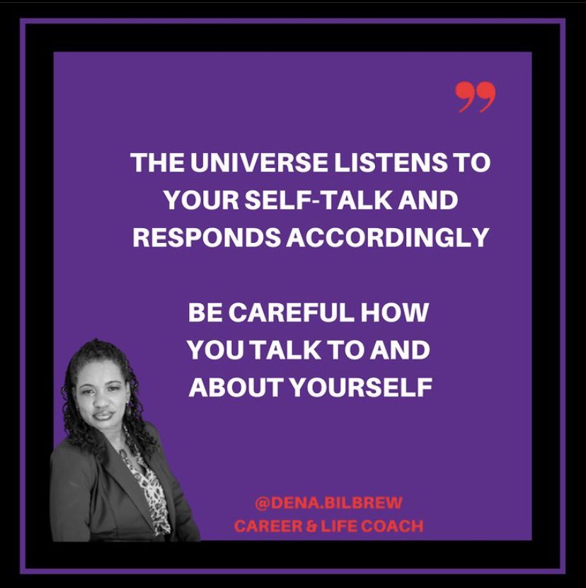 You are with yourself 24 hours a day. How much of that time do you spend saying/thinking positive things about yourself? Speak positively so the universe can #reciprocate. #RedefineYourself #SpeakPositive #LifeCoach #FromDenasDesk #PositiveThinking #PositiveVibes