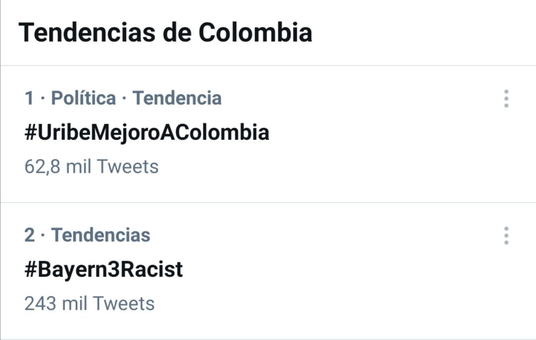 OspinaPauce's tweet photo. Siiiii #MetaLograda
#UribeMejoroAColombia
No. 1 con más de 60.000 tuits
Yessssss https://t.co/cCstKLtoEb