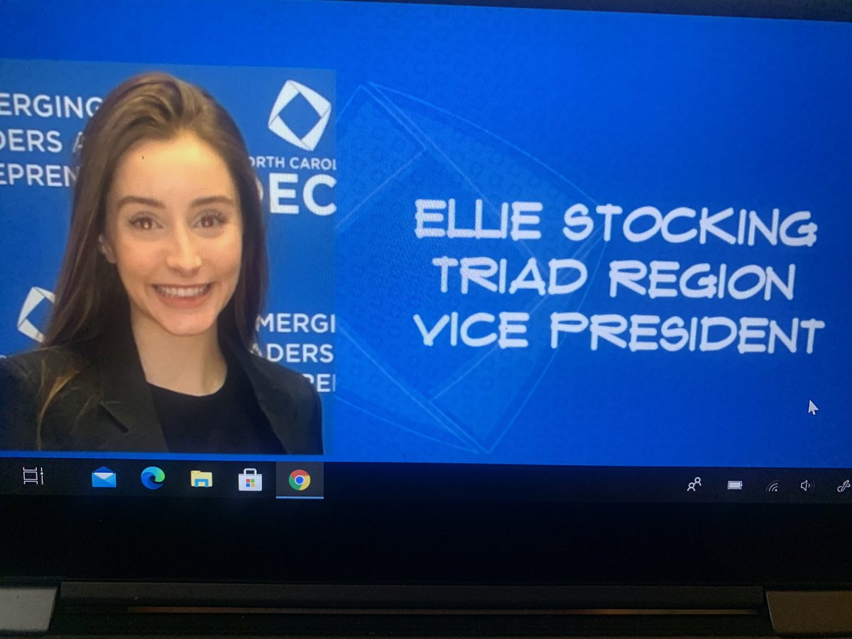 FVHSCAC's tweet image. As I sit here watching the kick off to @NCDECA Career Development Conference I want to give my CTE spotlight shoutout to Ellie Stocking @CrossroadsFlex mid year grad.  She is finishing her year as a DECA State Officer. #CTEMonth @CareersInNC @WCPSSTeam @cflexdeca @WCPSS_CTE
