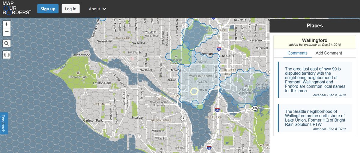 BrightRain's tweet photo. Keeping the 'disputed border' between my old neighborhood Wallingford and neighboring Fremont in Seattle going here on #MapOurBorders
https://t.co/haOVuCVJEk
#Wallingmont #Freford https://t.co/12kc5PkG4P
