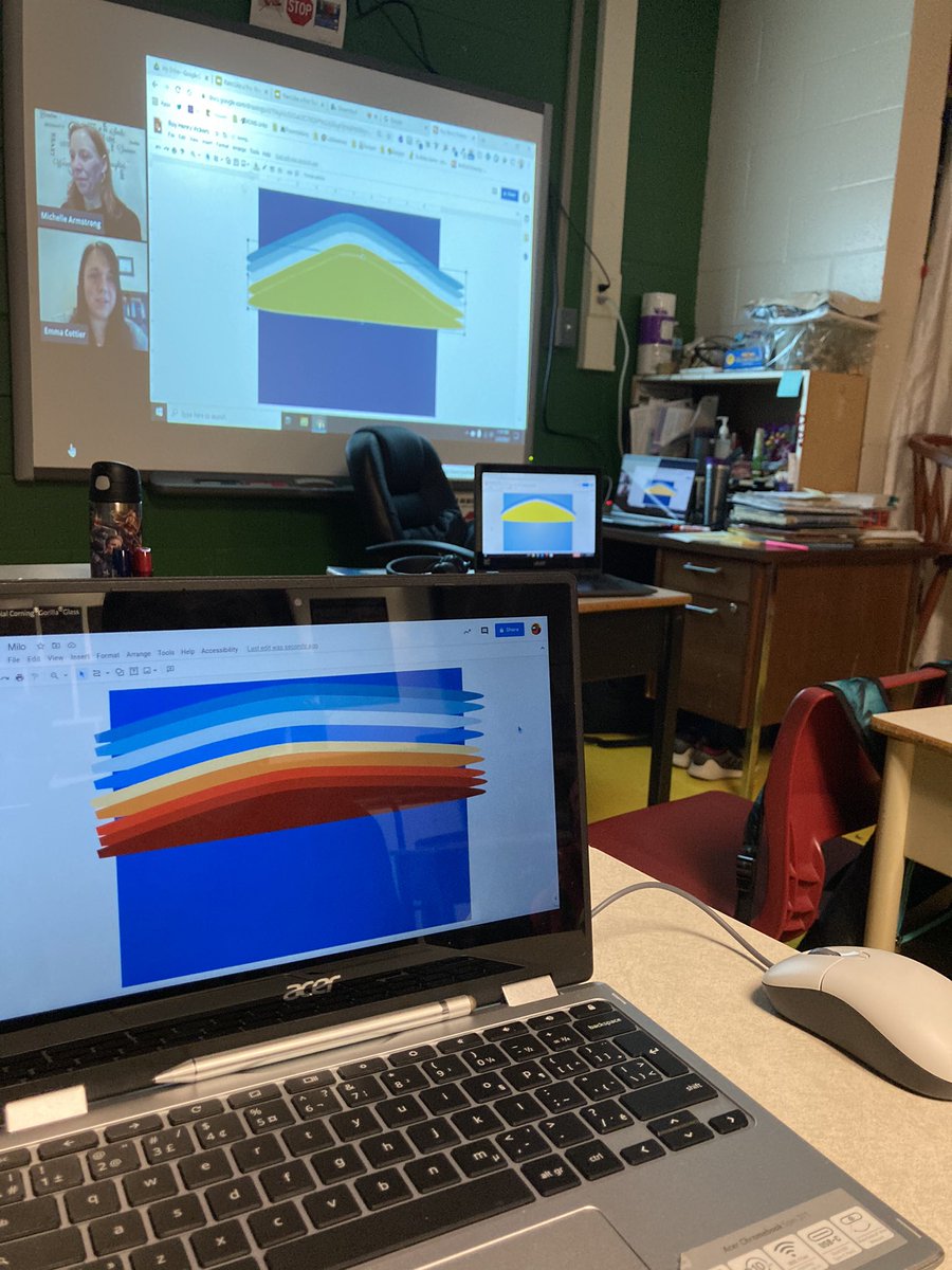 MrsTJemm's tweet image. This week some of our JR students participate in a virtual workshop using Google Draw to create works inspired by Canadian Indigenous artist Roy Henry Vickers. Way to go! #ocsbArts #ocsbIndigenous