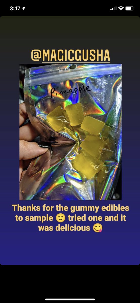 GushaMagic's tweet image. Magic Gusha Gummies! #CannabisMedicinal #cannabis #weed #pot #edibles #gummies #ediblegummies #WeedLovers #stoners #stoner #CannabisCommunity #cannabisproducts #marijuana #cannabissociety #CannabisEdibles #weedlife #WeedSoLoud