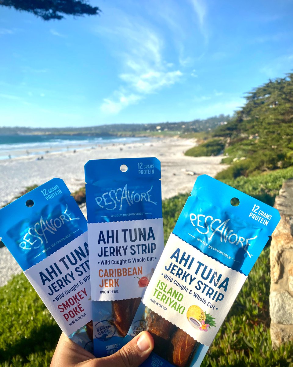 lusamerica_fish's tweet photo. Clean, lean, marine protein! @Pescavorian’s ahi jerky strips use exclusively sustainable, wild caught yellowfin tuna from the USA 🇺🇸 This is a great healthy snack for those on the go! 🐟
#sustainableseafood #fishjerky https://t.co/DJurPLlIvl