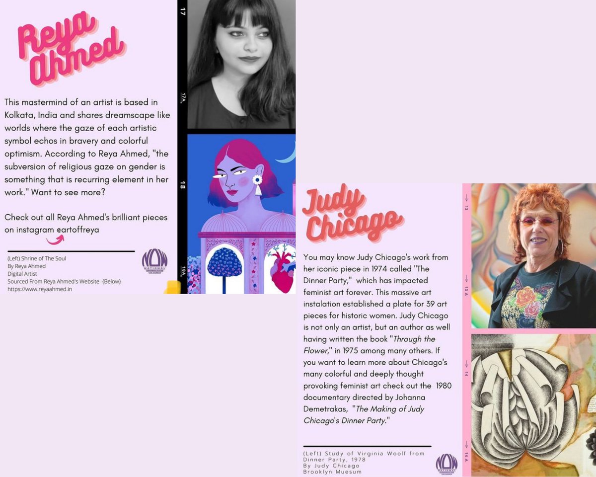 nowatfiu's tweet photo. FEMINIST ARTISTS WE'RE VIBING WITH 🎨👩🏽‍💻 https://t.co/TEoeAZ3XoJ