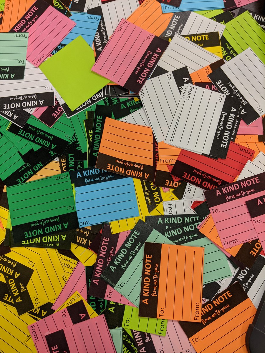 MichelleMSaenz's tweet photo. One act of kindness can make a difference! New cards for our Kindness bulletin boards.

@Ball_ECC  @SeguinISD https://t.co/Xl1usK5BjI