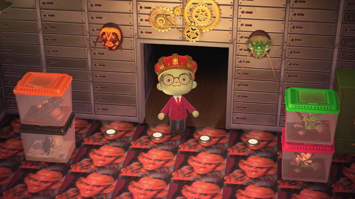 Vlaxo1's tweet photo. the latinum turnip vault 

 #AnimalCrossing #ACNH #NintendoSwitch https://t.co/M5T1QsMnpM
