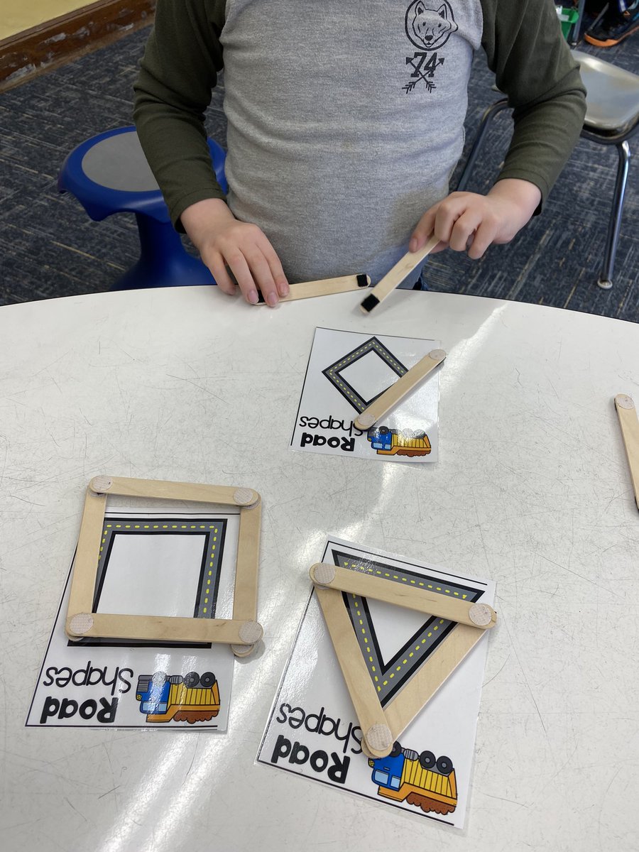 ainclemaMWCSD's tweet photo. Lots of interest this year in transportation so why not incorporate interests in both math and ELA #shapes #letteridentification https://t.co/PZiCaoWPeN