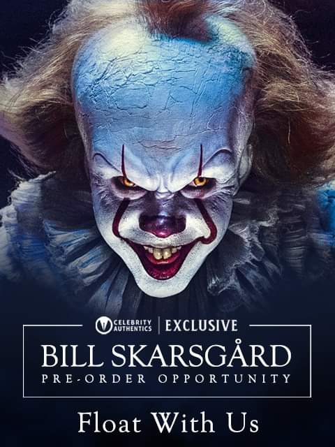 texasfrightmare's tweet image. Actor Bill Skarsgård has teamed up with Celebrity Authentics to make all your nightmares come true with their exclusive autograph Pre-Order that is LIVE now! celebrityauthentics.com/collections/bi…

#BillSkarsgard #it #pennywise #hemlockgrove #castlerock #CelebrityAuthentics @CelebrityAuth
