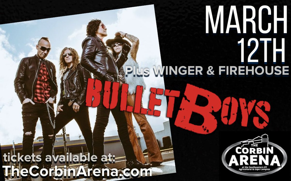 MonstersCruise's tweet photo. Make a road trip to Winger, Firehouse and BulletBoys March 12th @CorbinArena ... MORCstudios will rolling cameras! #oldschoolrockshow https://t.co/z6E5Lzme2g