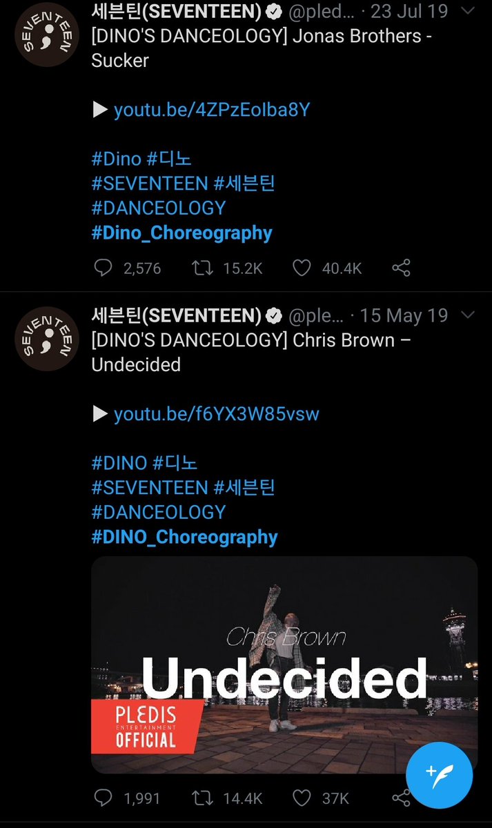 2middlechan's tweet photo. 그러고보니 원래는 #DINO_Choreography #DANCEOLOGY 해시태그 이렇게 두개 사용했는데
어느순간부터 #DANCEOLOGY 요거만 쓰네 https://t.co/laQP61WzhL