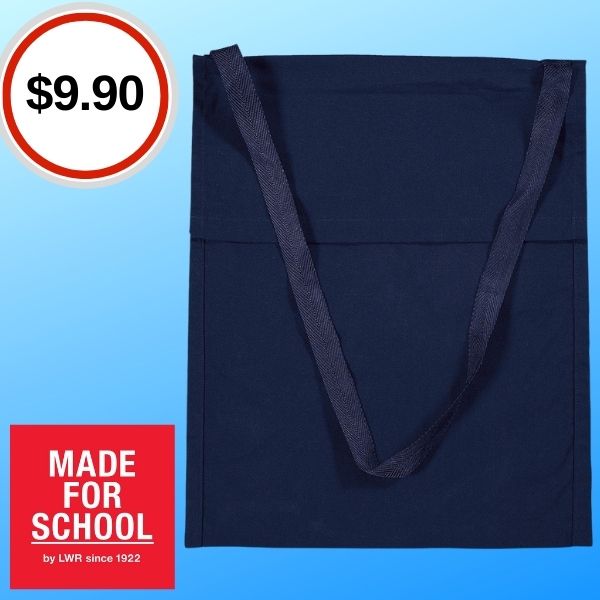 madeforschool's tweet photo. Be prepared for library days and skip the fines with our sturdy cotton canvas Daley Library Bag.  Buy online today; https://t.co/UnwLbDZEBq #SchoolBagsOnline #LibraryBagsOnline #SchoolUniformsOnline #MadeForSchool https://t.co/CCDyYJjJpy