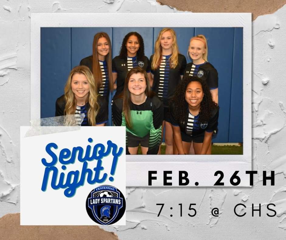 CHSLadySpartans's tweet photo. Tomorrow is Senior Night! Come out to support our 7 as they are honored and appreciated for their hard work and dedication the last 4 years. They mean the π to our team!!
#LSS #letsfreakinggo
@_kaylasmith4 @sarahntate @brookekboyer @brooklyynn03 @apolonia_aw #Kayannah #Kalynn https://t.co/qmPoYEH1N8