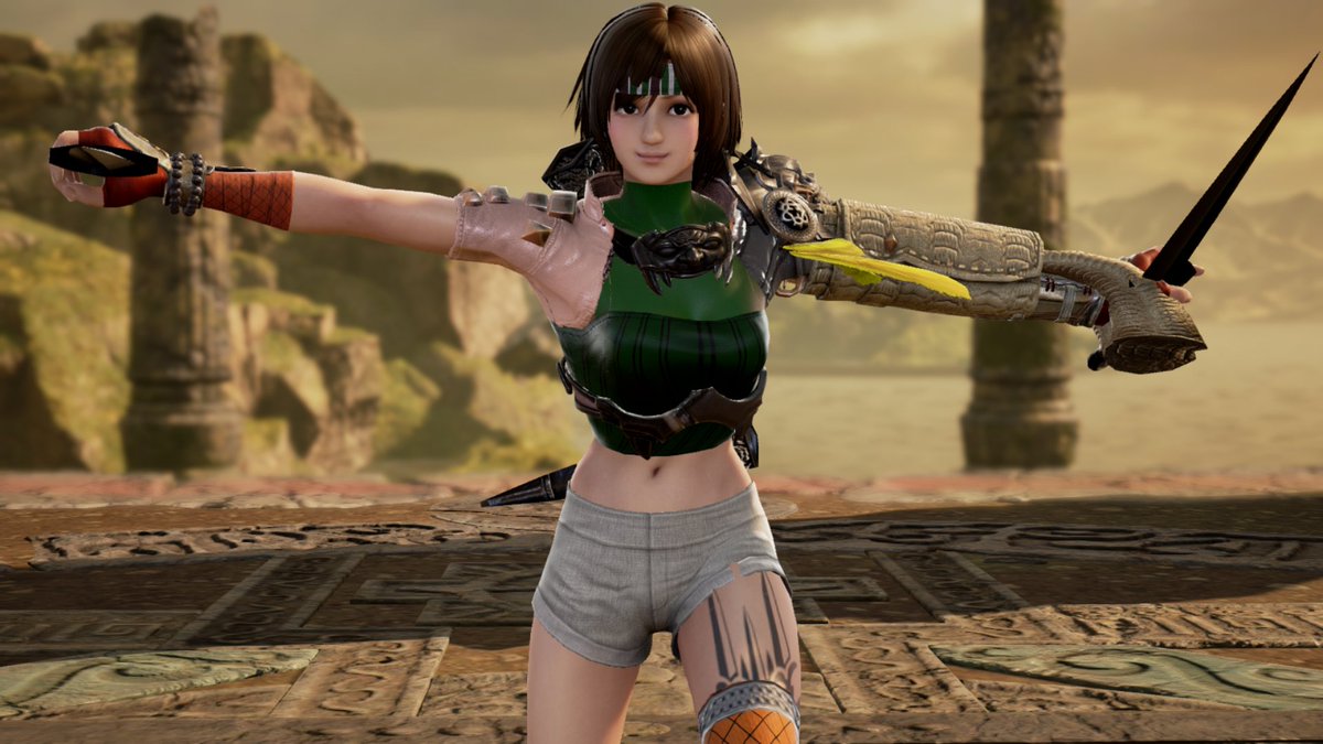 シズナ バランドール Final Fantasy Vii Remake Intergrade 再現キャラクリ ユフィ キサラギ Yuffie Kisaragi 新verに合わせてみた へそ出し面積も広げたかったけど合う装備が無い ソウルキャリバー6 ソウルキャリバー Soulcaliburvi Ff7r Ff7