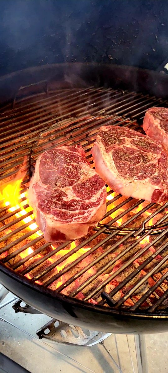 These ribeye were 🔥❤
#grilllife #ribeyesteak #weberkettle