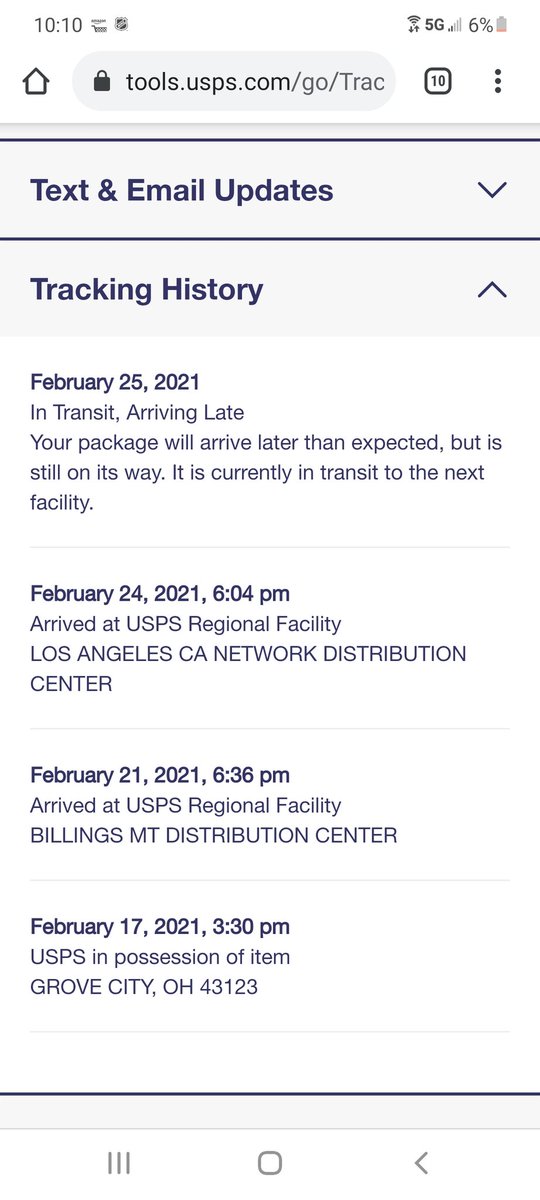 ckerbler's tweet photo. @TheCBJArtillery @Kerbler_Elf my package to Florida seems to be off track https://t.co/8kQQJfomtq