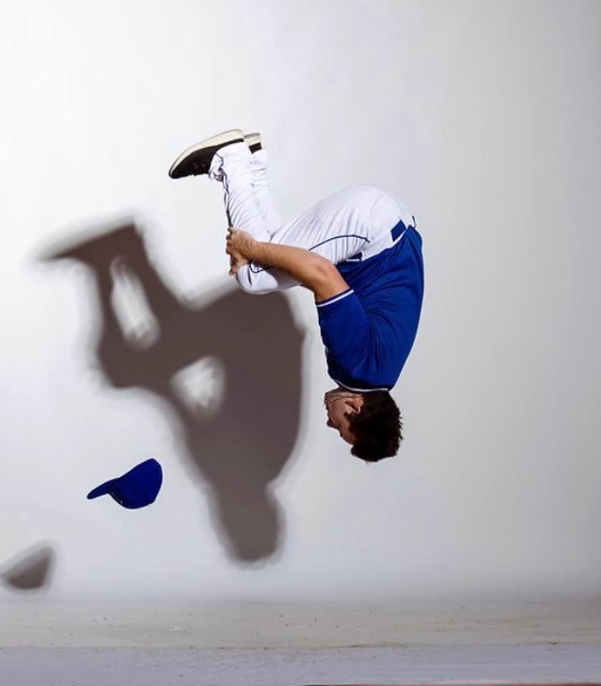 ForgeBaseballCF's tweet photo. How many back flips will we see this season from Forge Alumni @Robertmoffett_2  in his college uniform? Go @MarymountBASE. We miss this kid at our practices! https://t.co/b6Ah9EuQ71