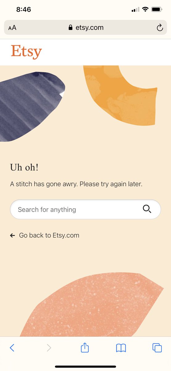 @Etsy for some reason I can’t buy anything my account basket isn’t working on the app or internet??