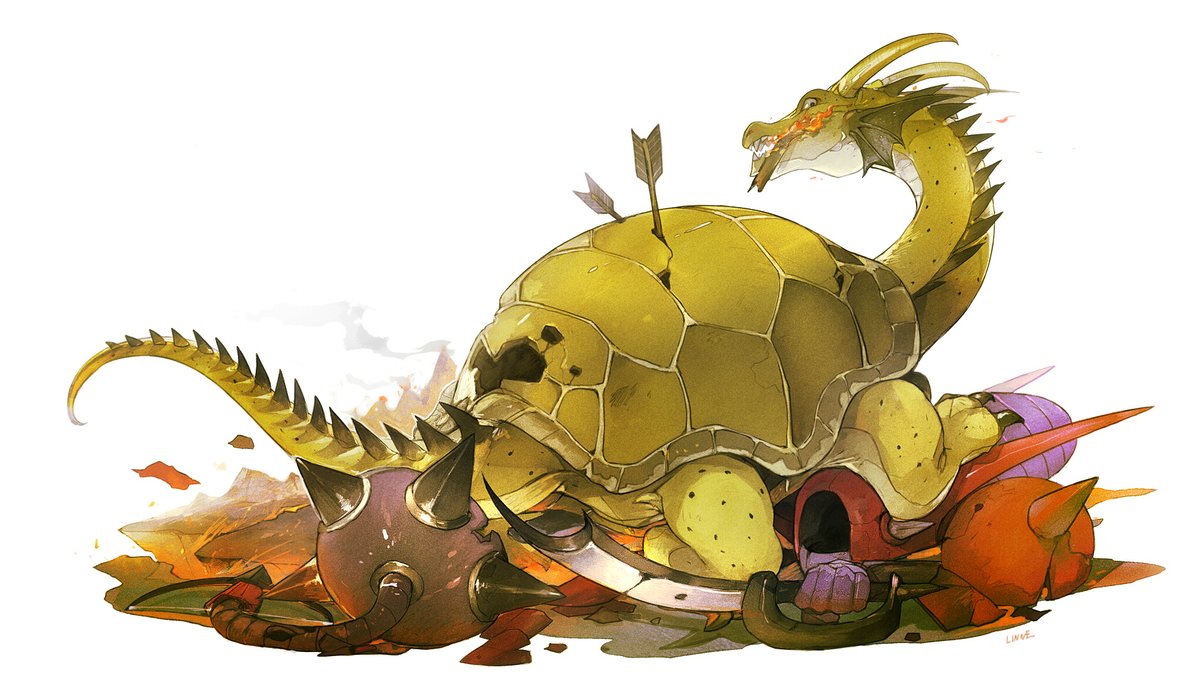 Linne ꙭ ガメゴンレジェンド 黄金色に輝く魂は強者の証