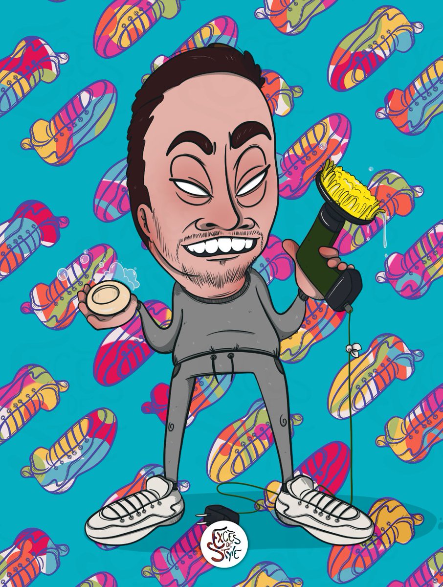 excesdestyle's tweet photo. Le meilleur nettoyeur de chaussures blanches et sa technique infaillible @FreddyGladieux .

#excesdestyle #illustration #drawing @photoshop #toon #sketch #humour  #memefrançais #Freddygladieux #chaussures #shoes #shoesaddict #perceuse #diy #outillages #frenchmaker #tools https://t.co/l93AxMZVIA