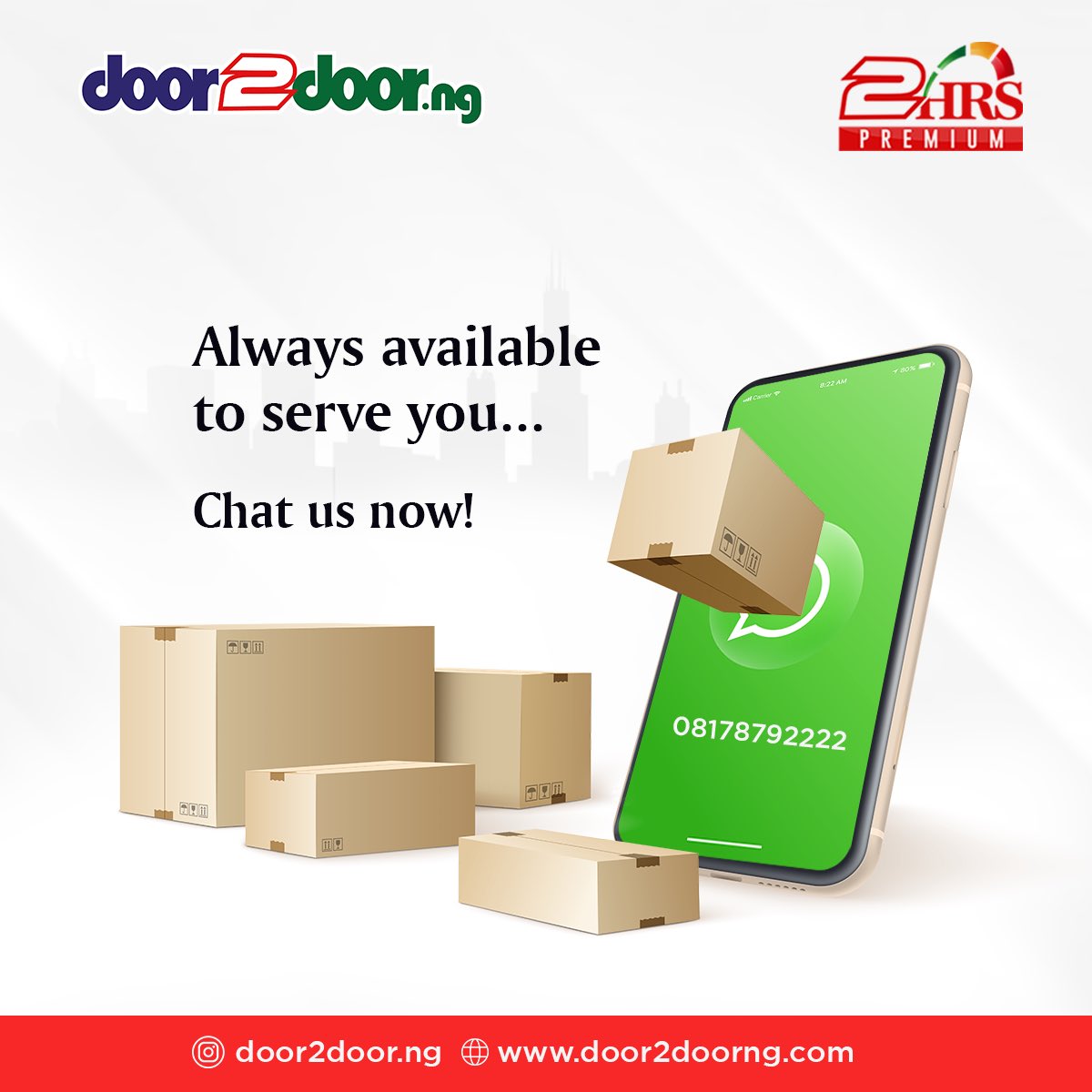 door2doorng's tweet photo. Book us today!

Call/Chat us today.
08178792222
.
.
.
#logistics #speed #delivery #deliveryservice #fast #efficient #effective #swift #post #tgif  #fridayvibes #fridaymood #fridaymotivation #fridayfeeling #Friday https://t.co/DBbGx4BKGR