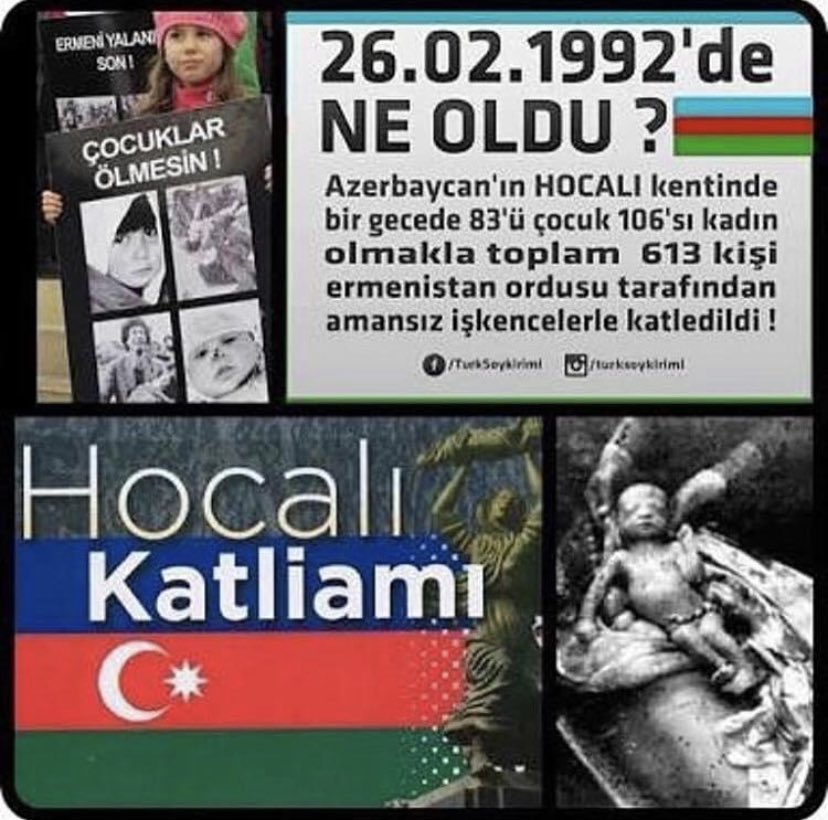 Biz unutursak kimse hatırlamaz.Unutan değil hesabını sormak için bekleyen bir milletiz..#HocalıKatliamınıUnutmadık