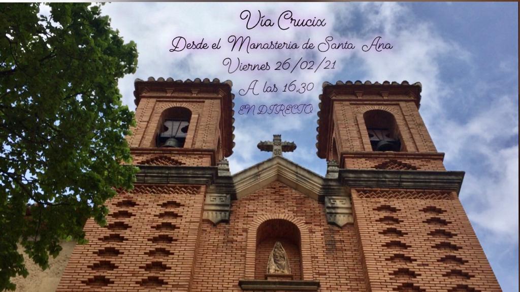 Os esperamos hoy para participar en el Vía Crucix desde el Monasterio de Santa Ana del Monte - Jumilla a partir de las 16.30 horas. 
#VivaElCristo #viacrucis