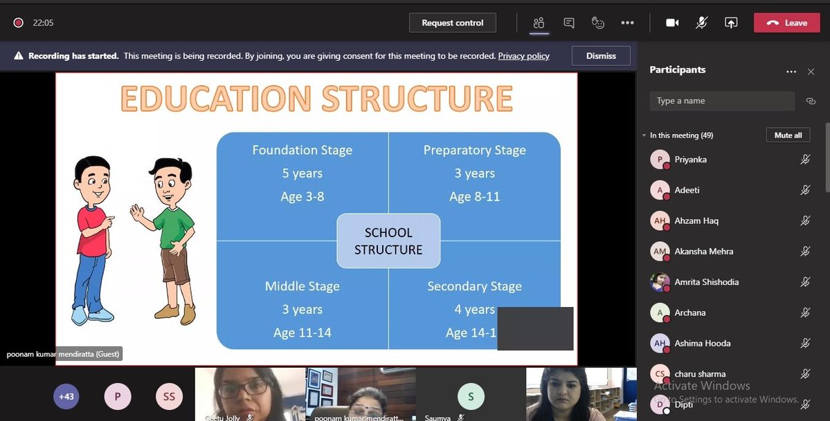 dr_priyanka31's tweet photo. #NEP2020 recommends many transformational ideas for school education. An innovative session has been conducted by our Principal @poonam1975kumar Ma'am for the teachers in #TheManthanSchool.  #SDG has been discussed, 1/2
@SDGaction 
@UN_SDG 
@cbseindia29 
@Shanu32225473 https://t.co/XvJOXwsECn