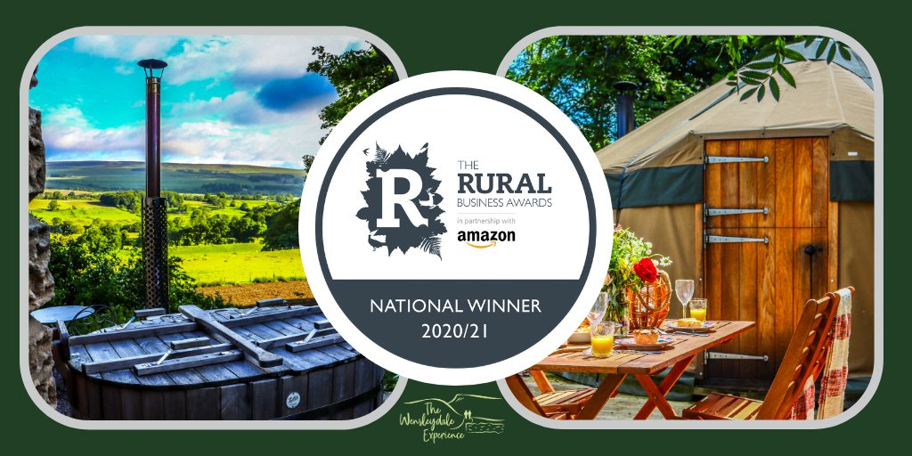 wensleydale_exp's tweet image. We are absolutely over the moon to have been recognised by the @RuralRBAs &amp;amp; @amazon with the national award for Best Rural Tourism Business 2020/2021! A fantastic honour for our #offthegrid #ecofriendly #rural #glamping site in the heart of #Wensleydale! bit.ly/wensleydale_exp