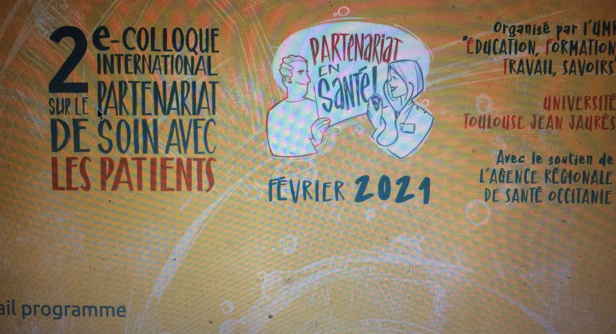 Conférence sur partenariat de soin avec les patients de Toulouse. Pour @AFH_Officiel et @PoletpIdf j’interviendrai sur « Favoriser la professionnalisation du patient partenaire : intérêts, initiatives et dispositifs ». @Sante_Gouv @Fr_Assos_Sante @LepsUR3412_UP13 @DumezVincent