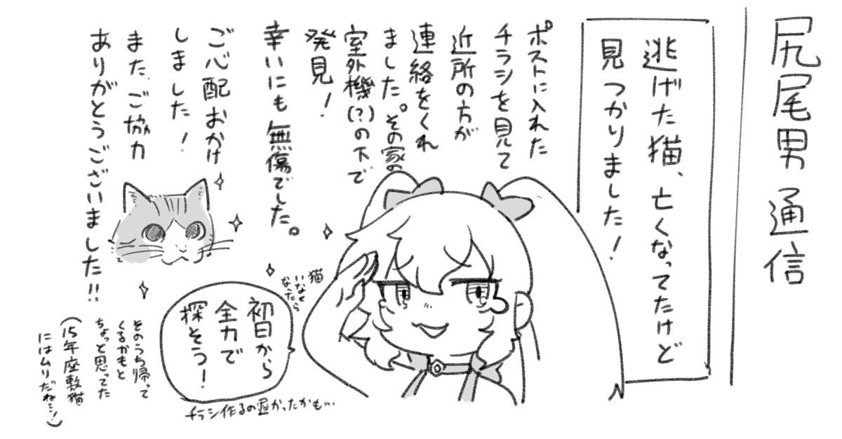 一部の方へ少し報告 