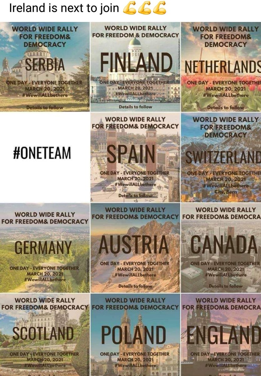 musingmoments's tweet image. Ireland calls for an end to lockdowns
#BringBackNormal