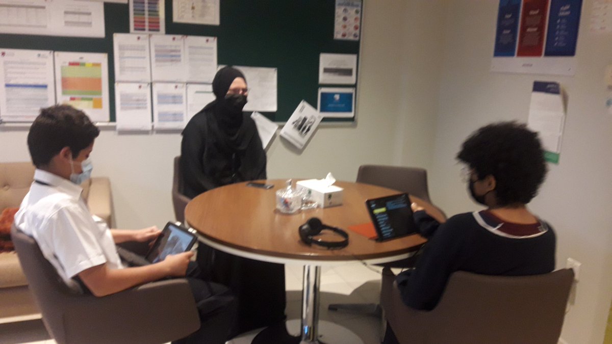 ascs_nas's tweet photo. At Ascs student #leaders are fundamental in driving the school vision. Seen here interviewing the Executive principal Mr. Parkar @atparkar and school principal Ms. Sara Hollis 
For their school student driven magazine.
#LeadershipDevelopment
@KHDA https://t.co/djYk7QVOp7