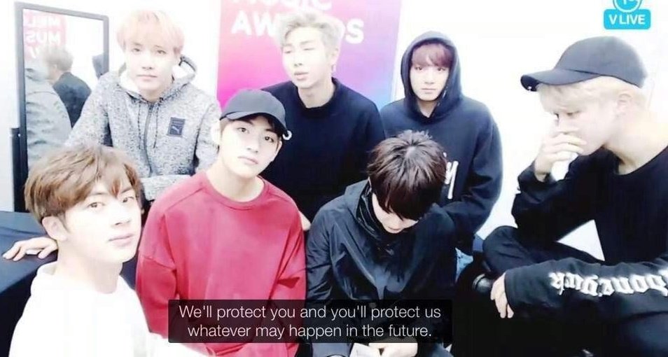 OT7wrecked's tweet photo. Forever &amp; Always. #WeLoveYouBTS https://t.co/CVr6qrjdFn