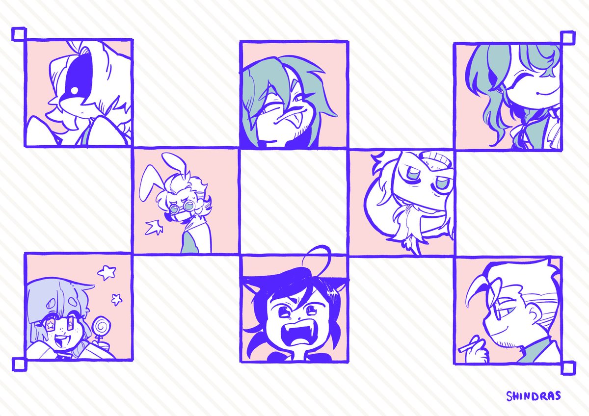 I just drew everyone as cheebs because i can LMAO
THANKS FOR LENDING ME YOUR OCS 