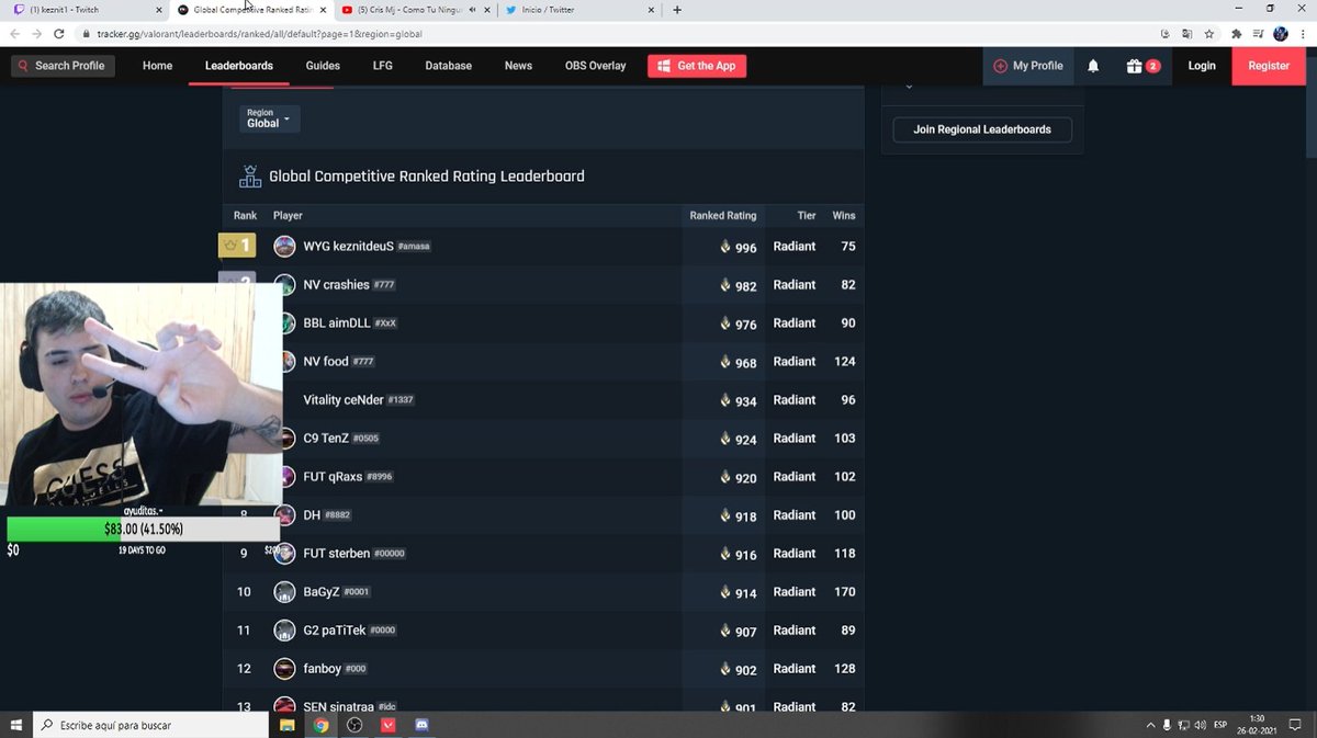 TOP 1 DEL MUNDO ALGUN DIA SE TENIA QUE LLEGAR. LOS AMO MI GENTE TODO POR USTEDES !!!!!