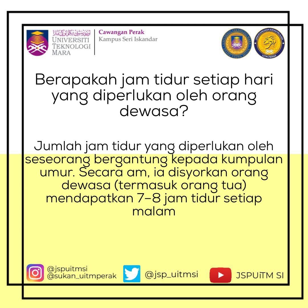 Tidur Penting Untuk Kurangkan Stres
