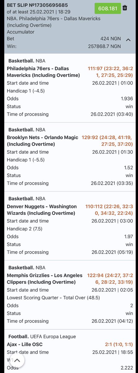 spectaculator2's tweet photo. Can’t believe I won 600 odds ⚽️ 🏀 
😭😭😭 https://t.co/j8DEVjhdBR